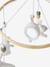 Rabbit Musical Mobile for Cot wood 