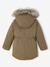 3-in-1 Parka with Hood for Girls black+GREEN DARK SOLID+grey green+khaki+PURPLE MEDIUM SOLID+sage 