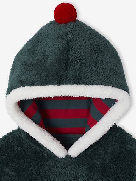 Boys' pyjama and hooded sweatshirt set green 