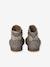 Leather Boots with Elastic, for Baby Girls black+bordeaux red+Camel+navy blue+printed beige 