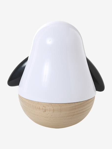 Panda Musical Roly-Poly Toy in FSC®100% Wood, TANZANIE white 