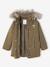 3-in-1 Parka with Hood for Girls black+GREEN DARK SOLID+grey green+khaki+PURPLE MEDIUM SOLID+sage 