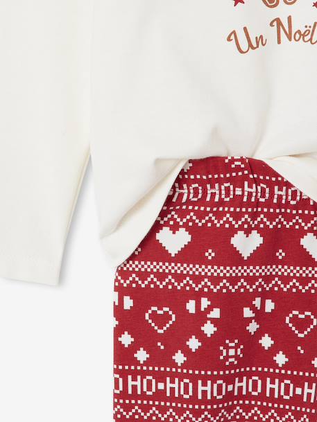 Christmas Pyjama Set for Girls red 