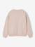 Christmas Sweatshirt with Sequinned Message for Girls rosy 