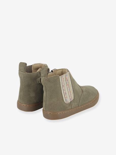Leather boots Play New Shine SHOO POM® khaki 