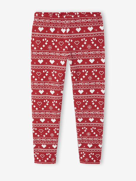 Christmas Pyjama Set for Girls red 