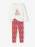 Christmas Pyjama Set for Girls red 
