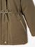 3-in-1 Parka with Hood for Girls black+GREEN DARK SOLID+grey green+khaki+PURPLE MEDIUM SOLID+sage 