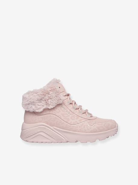 Leopard Print Cozy Trainers for Girls, SKECHERS® blush 