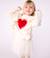 Printed Cotton Sweatshirt with Frills for Girls, PETIT BATEAU ecru 