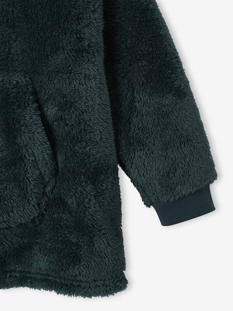 Boys' pyjama and hooded sweatshirt set green 