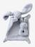 Soft RABBIT Rattle grey+white 