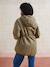 Convertible maternity and post-maternity parka green 