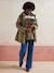 Convertible maternity and post-maternity parka green 