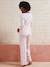 Set of 2-Piece Pyjamas in Rib Knit for Maternity & Nursing pale pink 