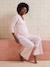 Set of 2-Piece Pyjamas in Rib Knit for Maternity & Nursing pale pink 
