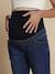 Mom Jeans with Removable Belly Band for Maternity, ENVIE DE FRAISE deep blue+stone 