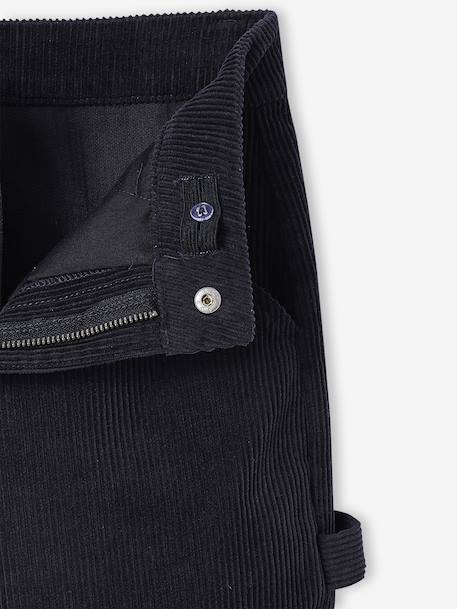 Velvet Cargo Trousers, JONEN anthracite+hazel 