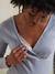 Richelieu rib nightie for nursing clothes and breastfeeding marl grey 