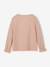 Romantic Top with Fancy Motif for Girls rosy 