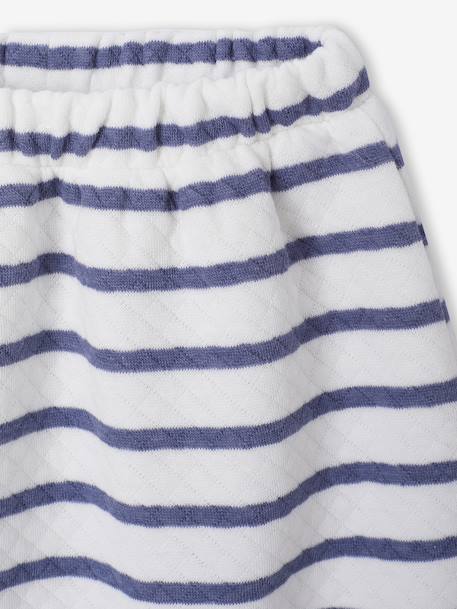 Sweatshirt & Trousers Combo for Babies 6308+marl blue+pale pink 