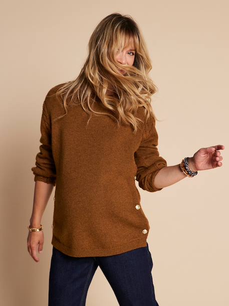 Fancy nursing clothes jumper ENVIE DE FRAISE olive 