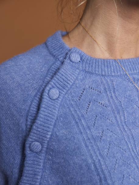 Fancy nursing clothes jumper ENVIE DE FRAISE chambray blue 