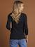 Pack of 2 Ribbed Knit T-Shirts for Maternity by ENVIE DE FRAISE black 