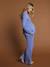 Pyjamas for Maternity & Nursing, ENVIE DE FRAISE crystal blue 