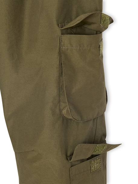 Water-Repellent Utility Trousers for Boys khaki 
