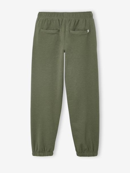 Oversized Fleece Trousers for Boys, JONEN khaki 