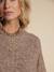 Raglan sleeve nursing jumper with braid ENVIE DE FRAISE beige 