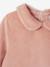 Pack of 2 Velour Sleepsuits for Newborns pale pink 