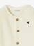 Onesie with Animal or Heart Print for Newborns chocolate+ecru 