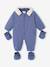 Convertible Pramsuit for Newborns navy blue 