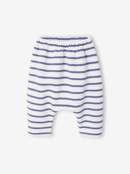 Sweatshirt & Trousers Combo for Babies 6308+marl blue+pale pink 