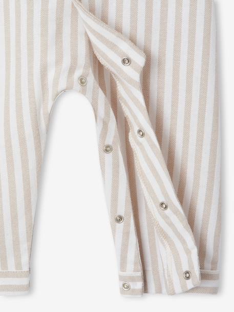 Sleepsuit set in flannel + comforter beige 