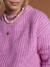 ENVIE DE FRAISE nursing jumper in pearl knit raspberry pink 