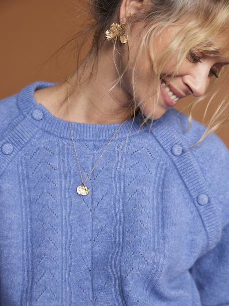 Fancy nursing clothes jumper ENVIE DE FRAISE chambray blue 