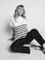 Striped Jumper for Maternity, ENVIE DE FRAISE ecru 