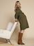 ENVIE DE FRAISE knitted maternity dress green 