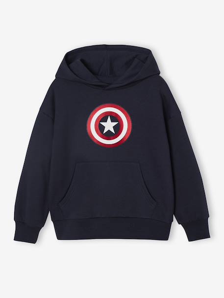 Marvel® AVENGERS Captain America hooded sweatshirt navy blue 