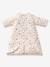 Baby sleeping bag with detachable long sleeves, ENCHANTED RABBIT printed white 
