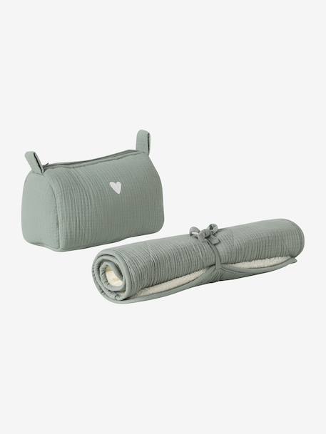 Customisable ENVIE DE FRAISE 24 or 48-hour changing bag sage green 