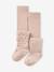 Pack of 2 Pairs of Fancy Tights for Baby Girls pale pink 