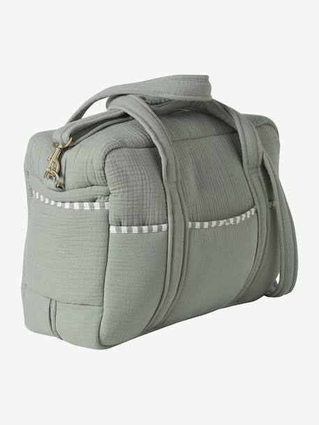 Customisable ENVIE DE FRAISE 24 or 48-hour changing bag sage green 