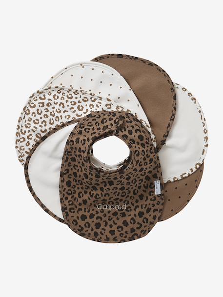 Leopard Bib Set, ENVIE DE FRAISE beige 