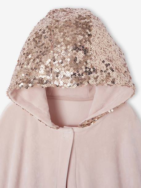Pyjamas with Sequinned Cape for Girls rosy 