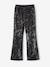 Girls' sequin trousers silver 