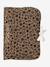Customisable ENVIE DE FRAISE leopard cotton muslin health record cover beige 